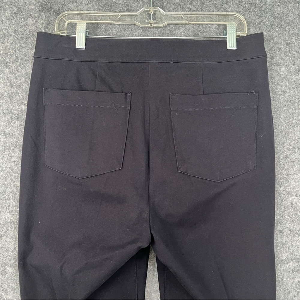 Spanx Polished On-the-Go Kick Flare Pants Black Style 20367R Blue Size Large - Picture 5 of 15